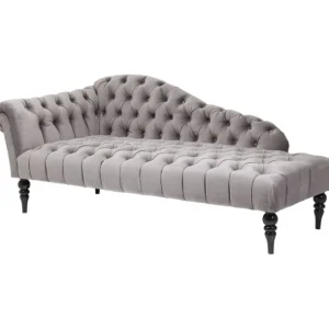 Online KARE Design Recamiere Desire Velvet Silver