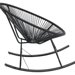 Clearance KARE Design Rocking Chair Acapulco Mono Black
