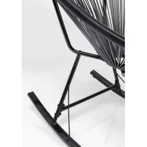 Clearance KARE Design Rocking Chair Acapulco Mono Black
