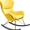 Outlet KARE Design Rocking Chair Oslo Yellow