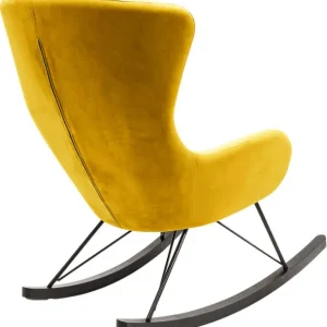 Outlet KARE Design Rocking Chair Oslo Yellow