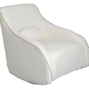 Clearance KARE Design Rocking Chair Swing Ritmo Boucle Cream