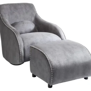 Hot KARE Design Rocking Chair Swing Ritmo Vintage Grey