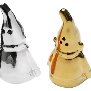 Sale KARE Design Salt and Pepper Shaker Gnome Silver/Gold (2/Set)