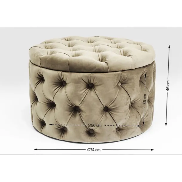 seating_chest_desire_roun_5.webp Online KARE Design Seating Chest Desire Round Velvet Silver