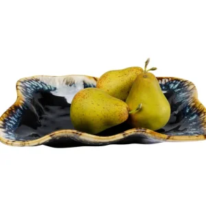 Online KARE Design Serving Plate Lio Dark Blue 17x26cm