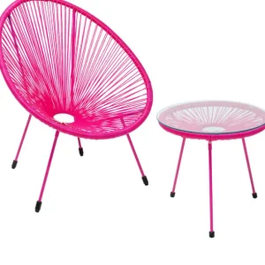 Outlet KARE Design Set Acapulco Mono Pink (2/parts)