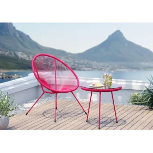 Outlet KARE Design Set Acapulco Mono Pink (2/parts)