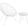 Clearance KARE Design Set Acapulco White (2/parts)