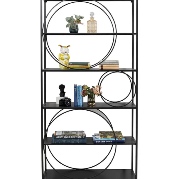 shelf_circle_black_xcm_0.webp Sale KARE Design Shelf Circle Black 100x200cm