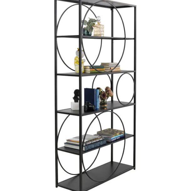 shelf_circle_black_xcm_4.webp Sale KARE Design Shelf Circle Black 100x200cm