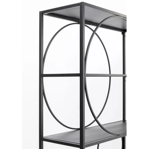 shelf_circle_black_xcm_7.webp Sale KARE Design Shelf Circle Black 100x200cm