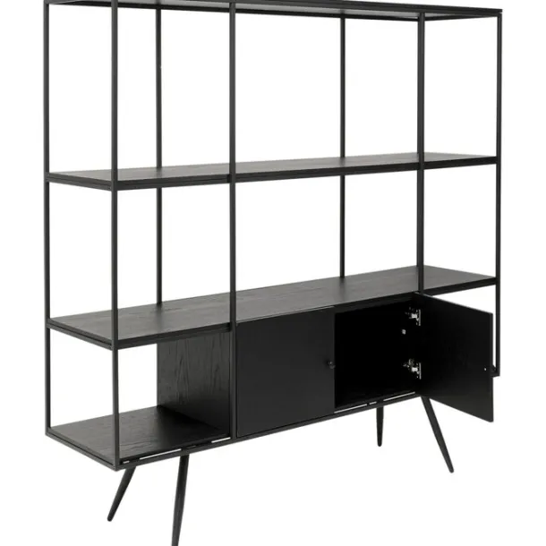 shelf_cosy_sixties_black__4.webp Hot KARE Design Shelf Cosy Sixties Black 180x183cm