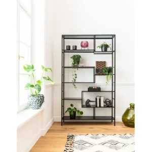 New KARE Design Shelf Loft Black 115x195cm