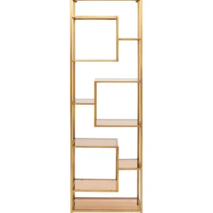Clearance KARE Design Shelf Loft Gold 60x195cm