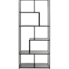 Clearance KARE Design Shelf Loftie Black 77x185cm