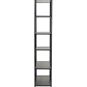 Clearance KARE Design Shelf Loftie Black 77x185cm