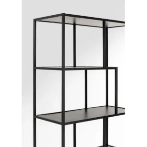 Clearance KARE Design Shelf Loftie Black 77x185cm