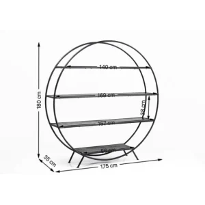 Online KARE Design Shelf Mason Round