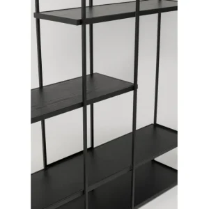 Clearance KARE Design Shelf Oslo Black 150x200cm