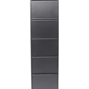 Discount KARE Design Shoe Container Caruso 5 Anthrazit