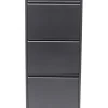 Outlet KARE Design Shoe Container Caruso 3 Anthracite (MO)