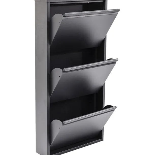 shoe_container_caruso__an_3.webp Online KARE Design Shoe Container Caruso 3 Anthracite