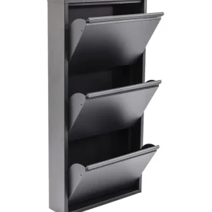 Outlet KARE Design Shoe Container Caruso 3 Anthracite (MO)