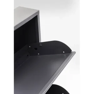 Online KARE Design Shoe Container Caruso 3 Anthracite