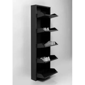 Online KARE Design Shoe Container Caruso 5 Black (MO)