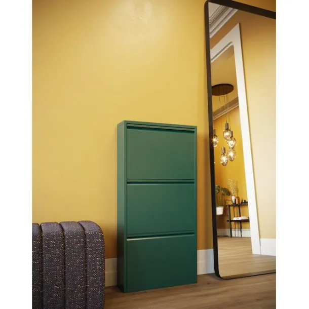 shoe_container_caruso__gr_1.webp Fashion KARE Design Shoe Container Caruso 3 Green (MO)
