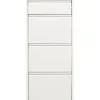 Hot KARE Design Shoe Container Caruso 3 Plus 1 White