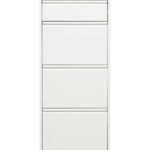 Hot KARE Design Shoe Container Caruso 3 Plus 1 White