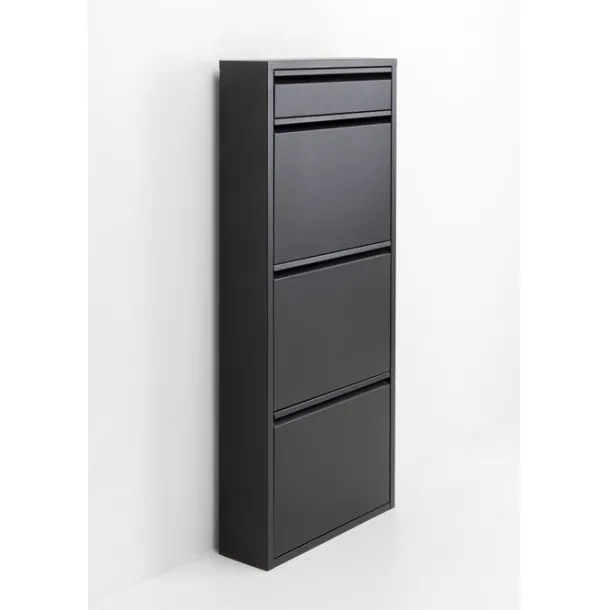 shoe_container_caruso__pl_2-2.webp Best KARE Design Shoe Container Caruso 3 Plus 1 Black (MO)