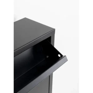 Best KARE Design Shoe Container Caruso 3 Plus 1 Black (MO)