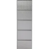 Outlet KARE Design Shoe Container Caruso 5 Silver brushed