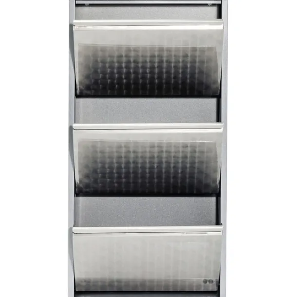 shoe_container_caruso__si_3-2.webp Outlet KARE Design Shoe Container Caruso 3 Silver brushed (MO)