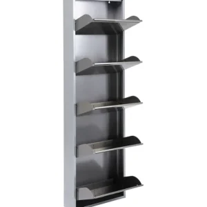 Outlet KARE Design Shoe Container Caruso 5 Silver brushed