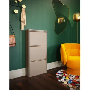 Fashion KARE Design Shoe Container Caruso 3 Taupe (MO)