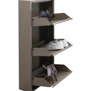 Fashion KARE Design Shoe Container Caruso 3 Taupe (MO)