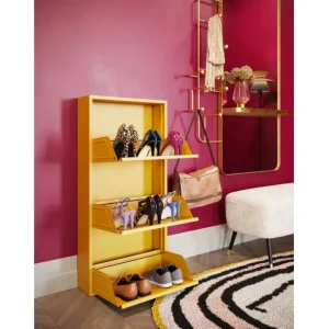 Hot KARE Design Shoe Container Caruso 3 Yellow (MO)