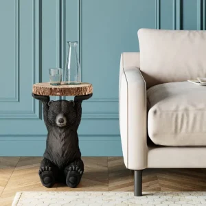 Discount KARE Design Side Table Animal Bear Ø33cm
