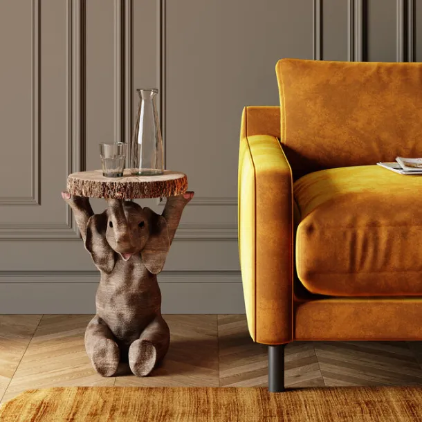 side_table_animal_elephan_3.webp Fashion KARE Design Side Table Animal Elephant Ø35cm