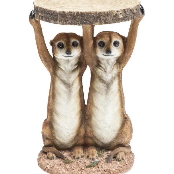 side_table_animal_meerkat_0.webp Sale KARE Design Side Table Animal Meerkat Sisters Ø33cm