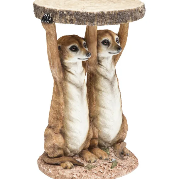 side_table_animal_meerkat_4.webp Sale KARE Design Side Table Animal Meerkat Sisters Ø33cm