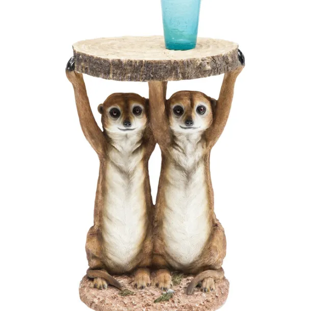 side_table_animal_meerkat_6.webp Sale KARE Design Side Table Animal Meerkat Sisters Ø33cm