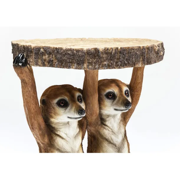 side_table_animal_meerkat_7.webp Sale KARE Design Side Table Animal Meerkat Sisters Ø33cm