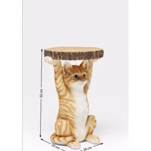 New KARE Design Side Table Animal Ms Cat Ø33cm
