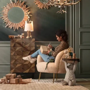 Outlet KARE Design Side Table Animal Polar Bear Ø37cm