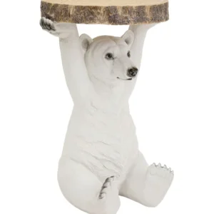 Outlet KARE Design Side Table Animal Polar Bear Ø37cm